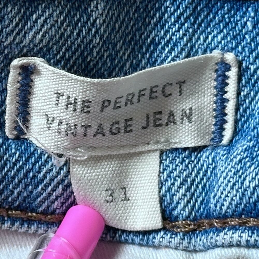 Madewell The Perfect Vintage Jean Size 31 Medium Wash - Picture 4 of 12